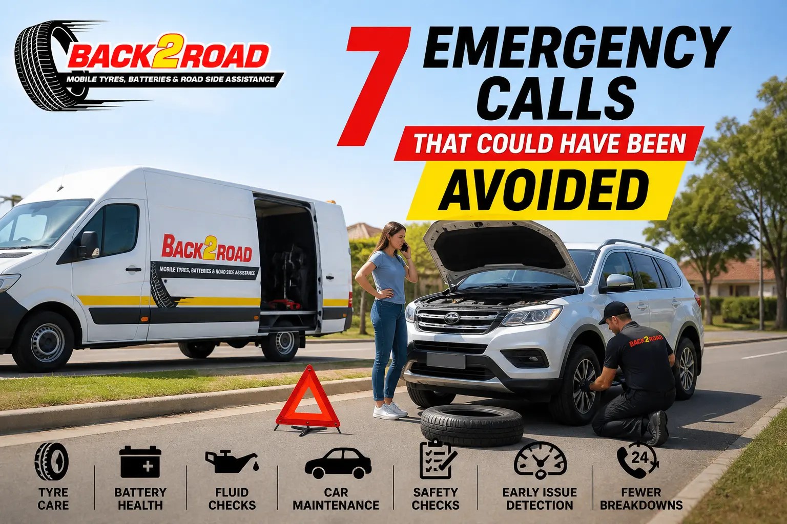7 Emergency Calls That Could Have Been Avoided | Back2RoadTyres