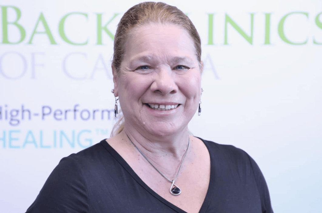 Eva F., Back Clinics of Canada patient