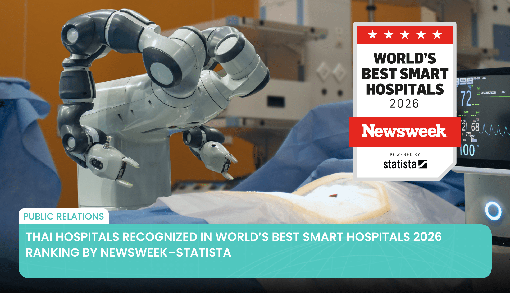 Thai Hospitals Recognized In World S Best Smart Hospitals 2026 Ranking ArokaGo Holistic Health Revolution For Longevity 72 