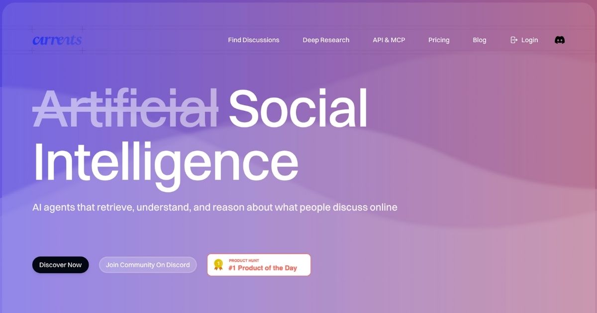 Surrents: AI Social Media Intelligence – Dynamic Business