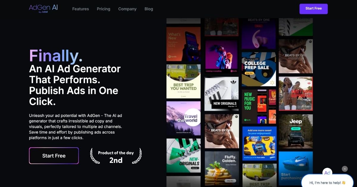 AdGen AI: AI-Powered Ad Creation Tool – Dynamic Company