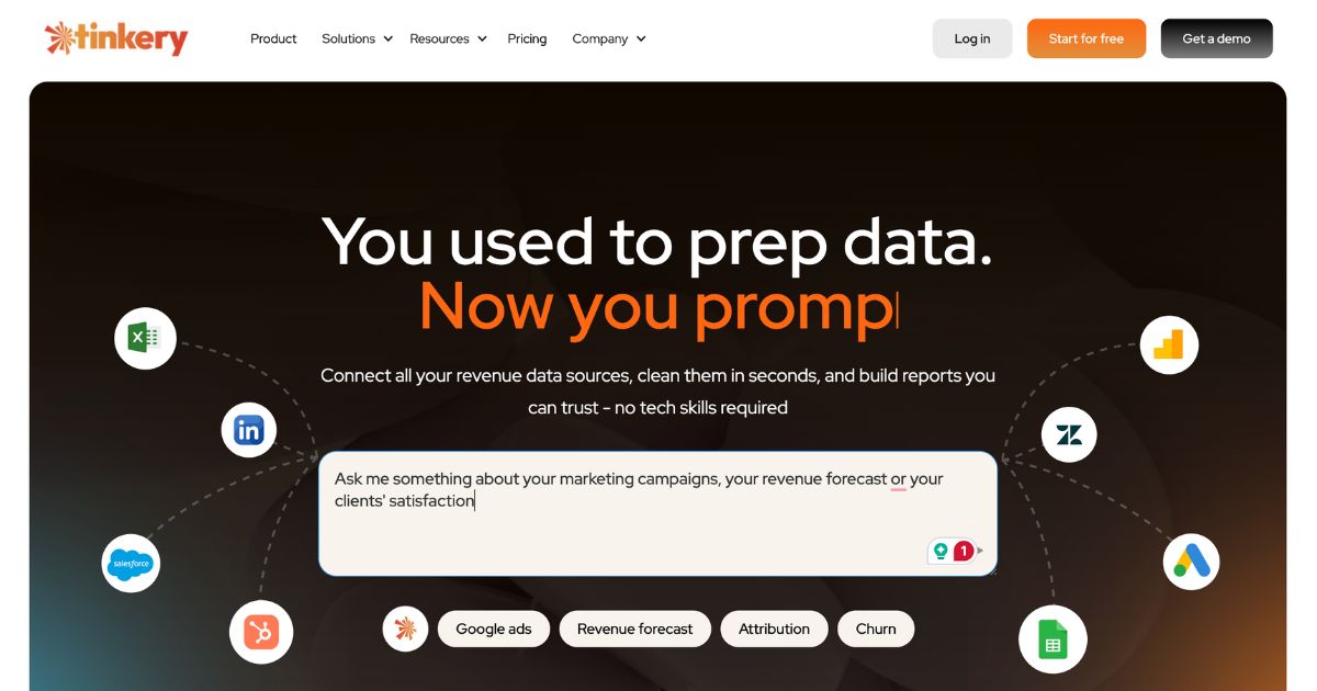 Tinkery: Centralize, clean and analyze revenue data – Dynamic Business