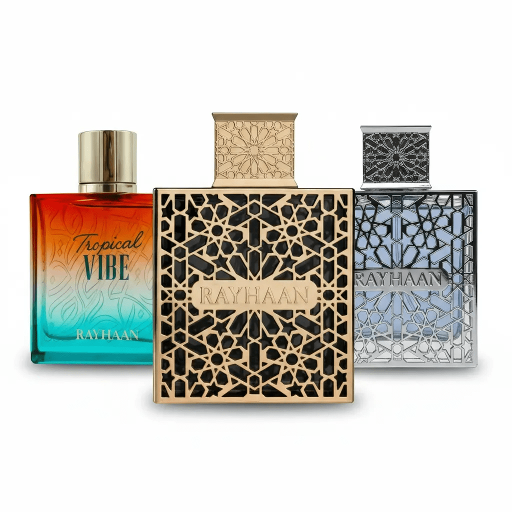 Aquatica, Tropical Vibe and Elixir by Rayhaan EDP 3.4 oz Bundle