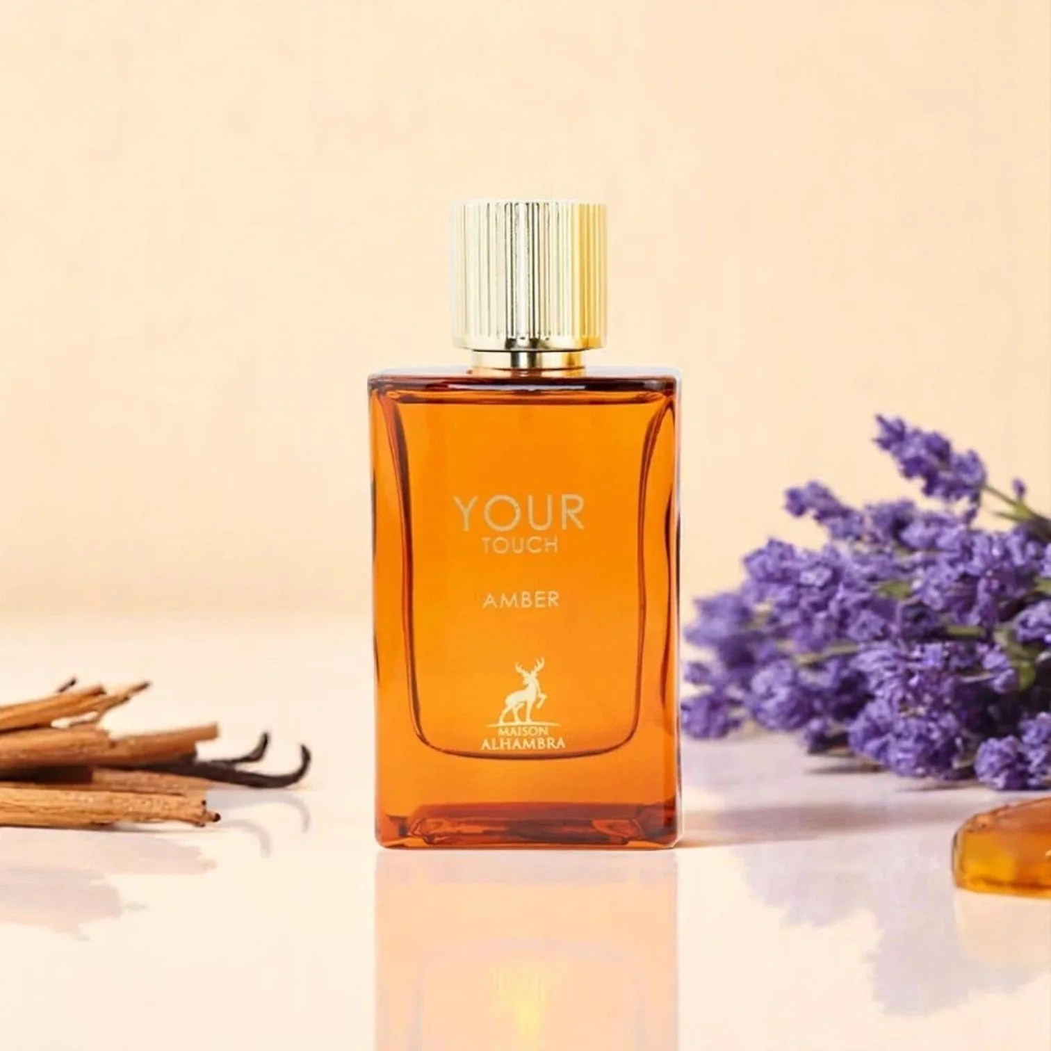 Your Touch Amber by Maison Alhambra EDP 3.4 oz for Men