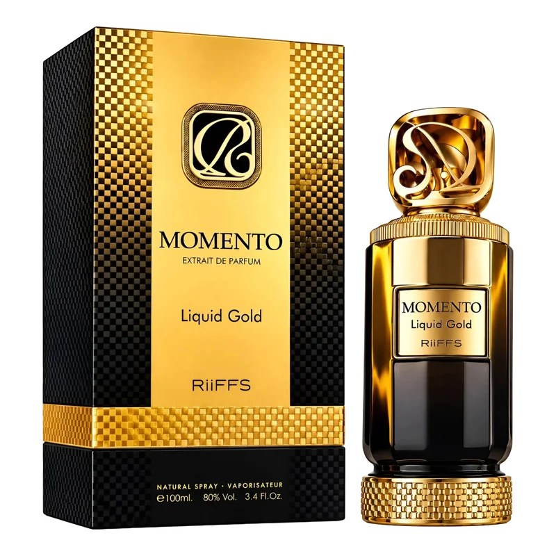 Momento Liquid Gold by Riiffs Extrait de Parfum 3.4 oz