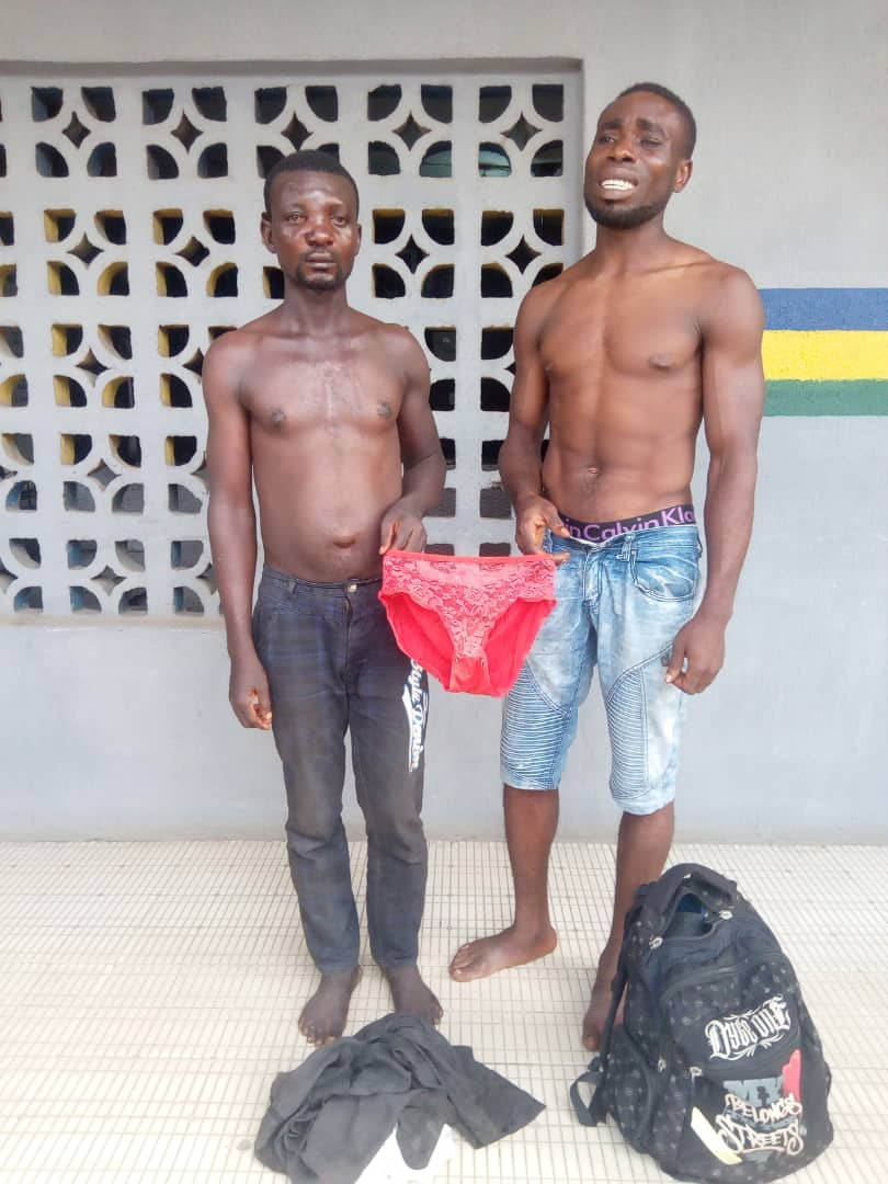 2 voleurs de slips de femmes arrêtés par la police (photo)
