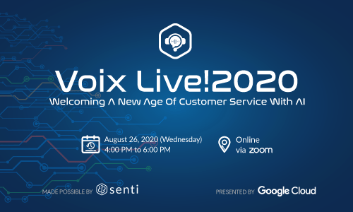 Senti AI VOIX Live 2020
