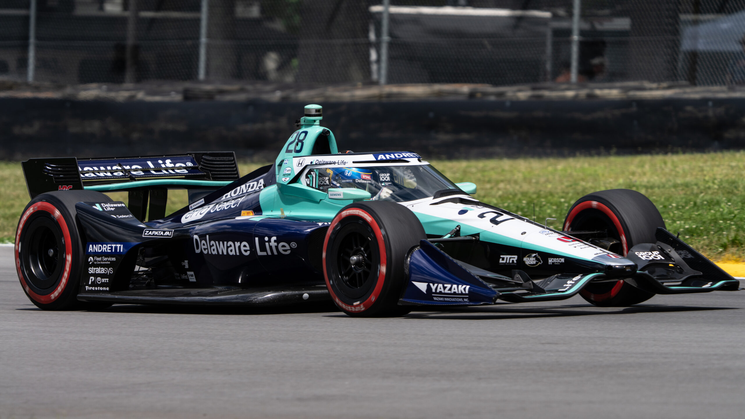 Marcus Ericsson's No. 28 Andretti Global Honda on track during the 2026 NTT INDYCAR SERIES season