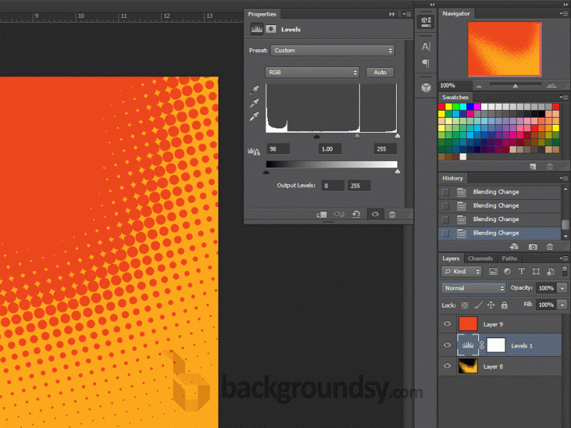 Halftone Pattern Photoshop Tutorial Backgroundsy - Classic Sunset Picture - 8K