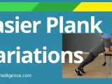 4 Plank Variations Easier Plank Exercises