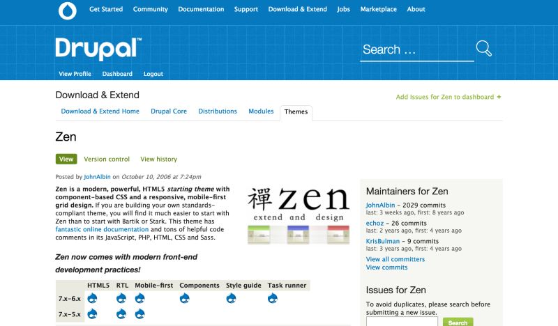 Zen Twilight Drupal Org - Modern Ocean Design - HD