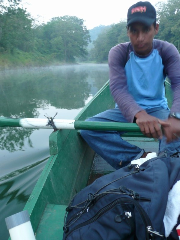 Our second guide named Raphael on Lago de Yojoa