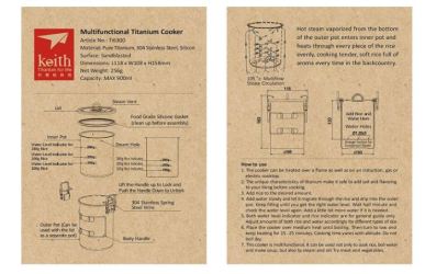 keith titanium multipurpose pot 900ml cooker rice purchased shipping today