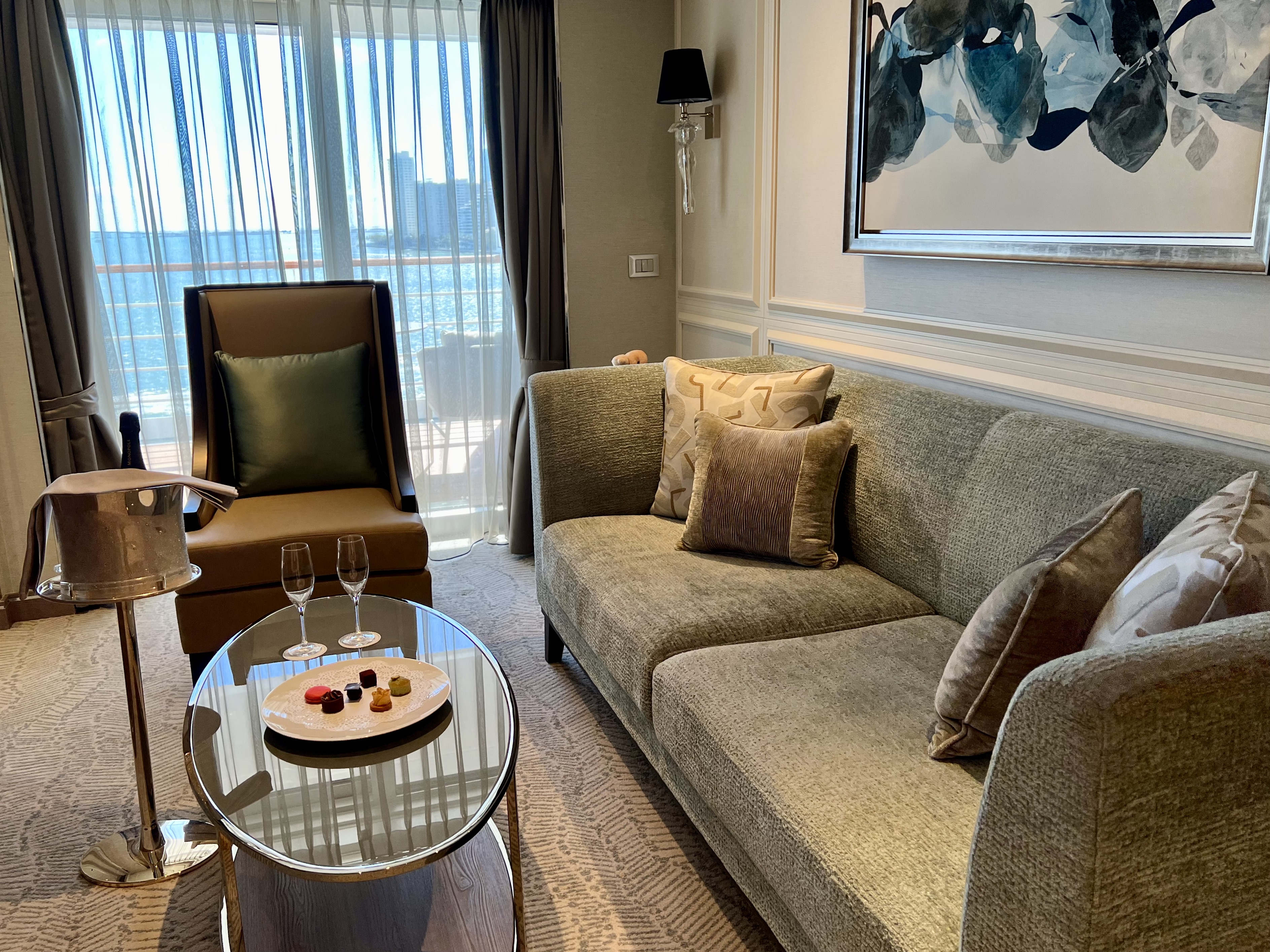 Grandeur penthouse sitting area