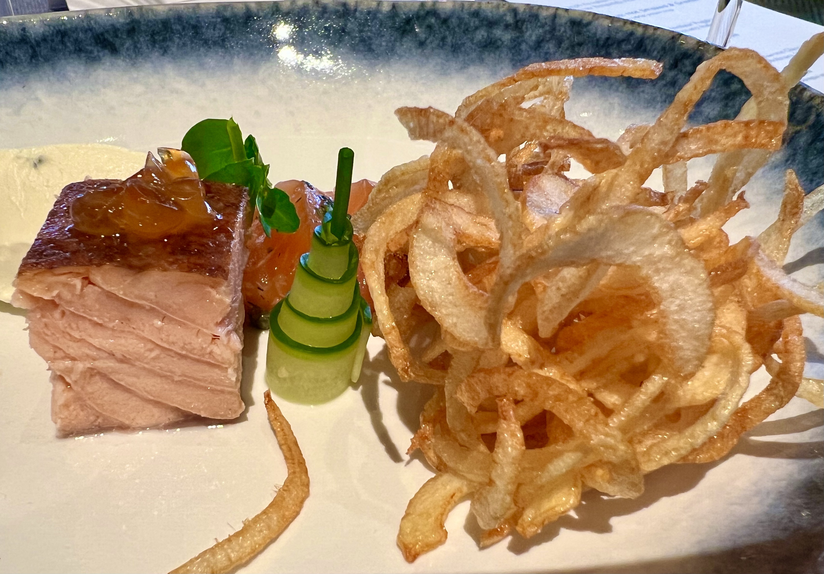 hot smoked salmon and gravlax