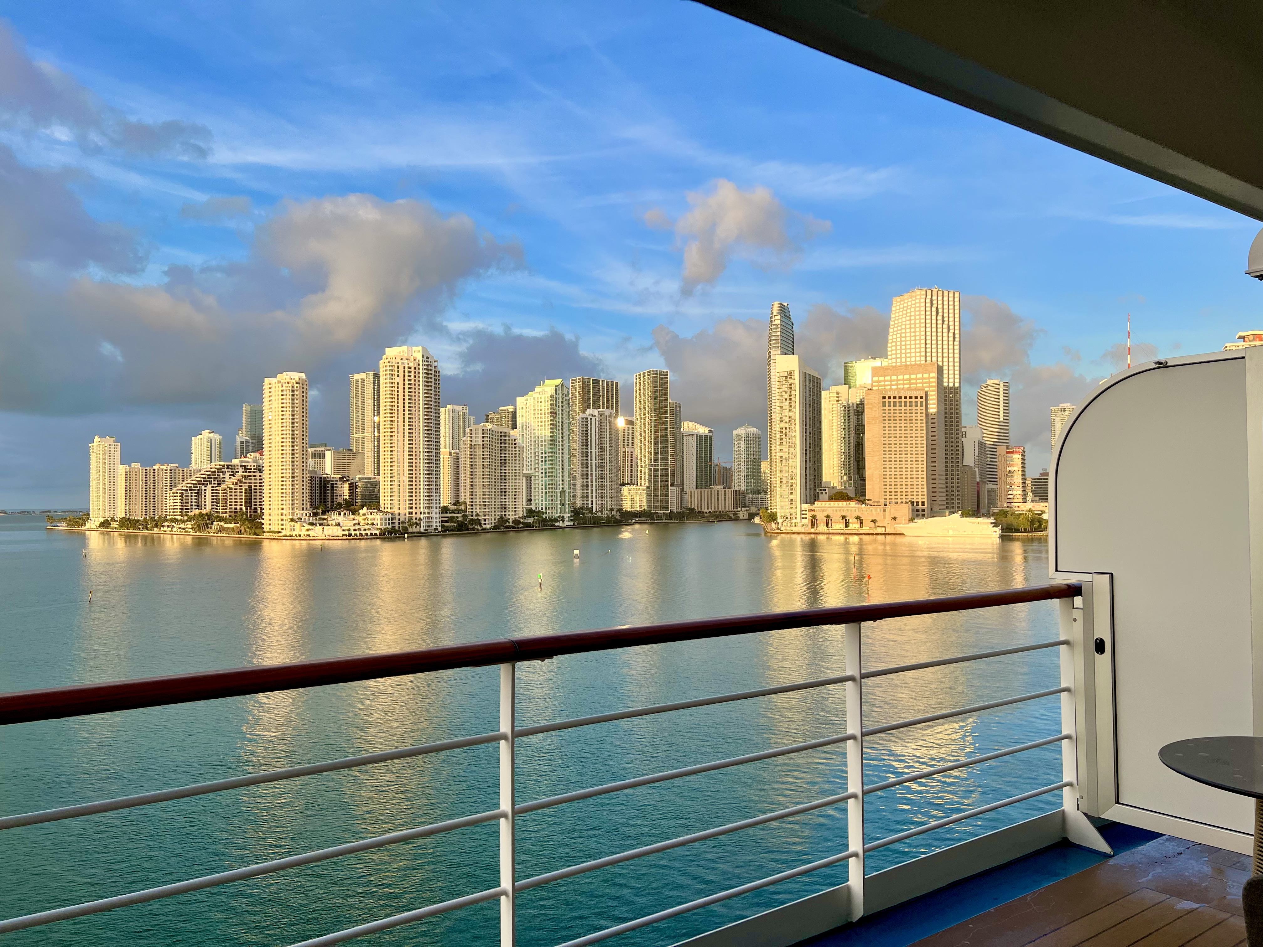 docked at the Port of Miami