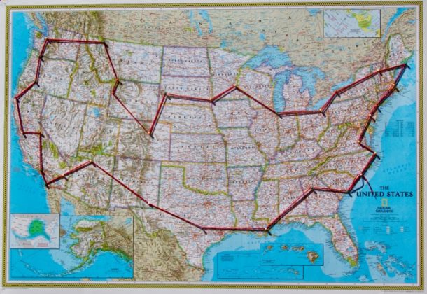 Reflections On An Epic US Road Trip Backroad Planet Mapped Route.