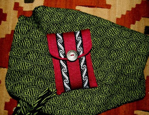 cell phone pouch on shadow weave