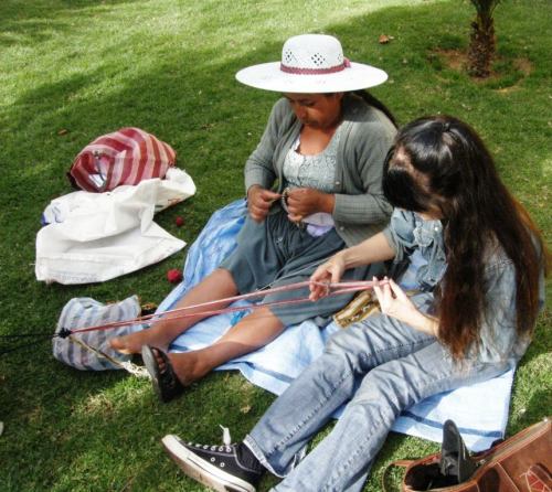 weaving together