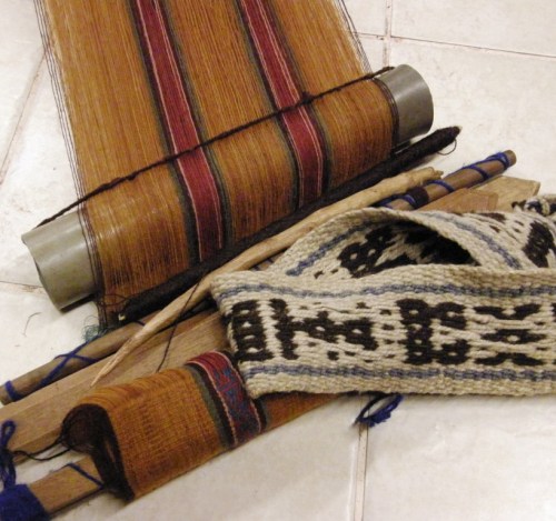 Peruvian woven backstrap