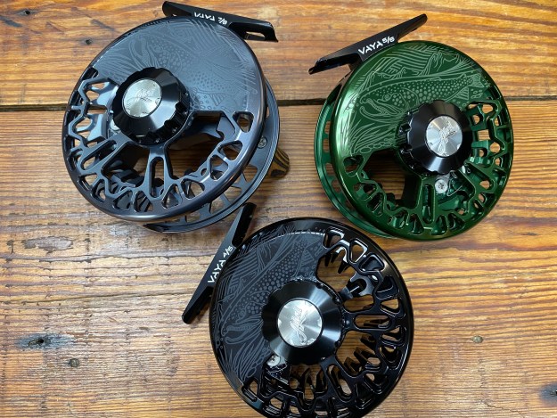 ABEL VAYA FLY REEL WITH ENGRAVING - FRED'S CUSTOM TACKLE