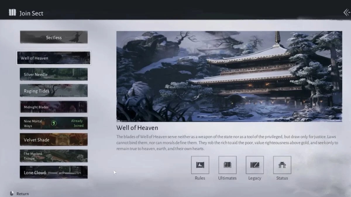 Can You Join Multiple Sects in Where Winds Meet?