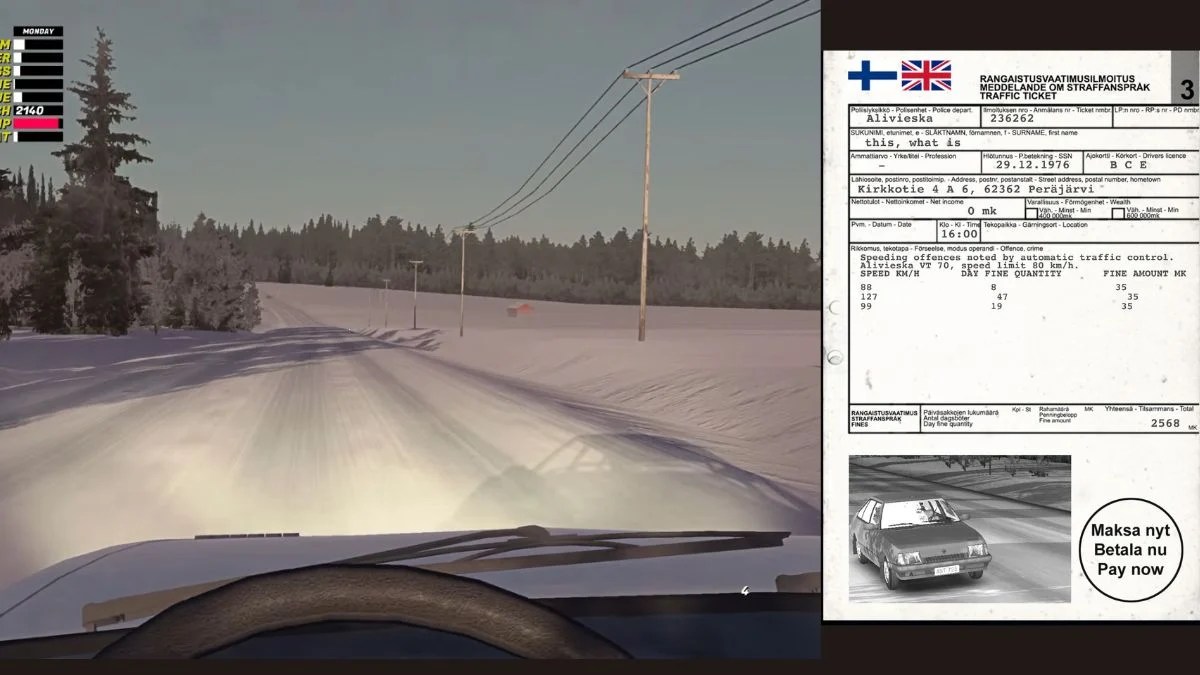 How to Avoid a Speeding Ticket in My Winter Car