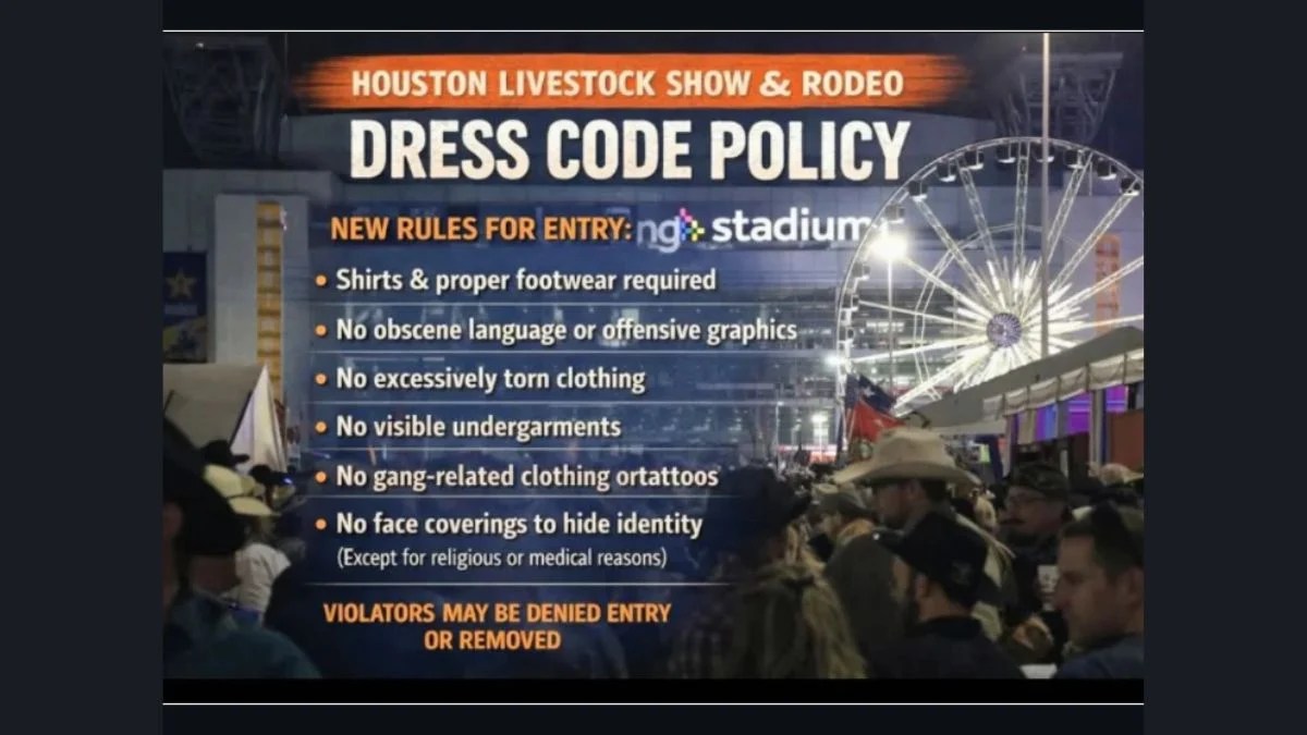 Houston Rodeo 2026 Dress Code Controversy Explained: New Rules, Enforcement & What Visitors Must Know Before Attending