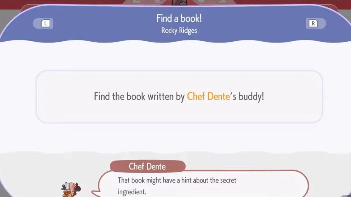 Pokémon Pokopia Find a Book Quest Guide: Chef Dente Book Location
