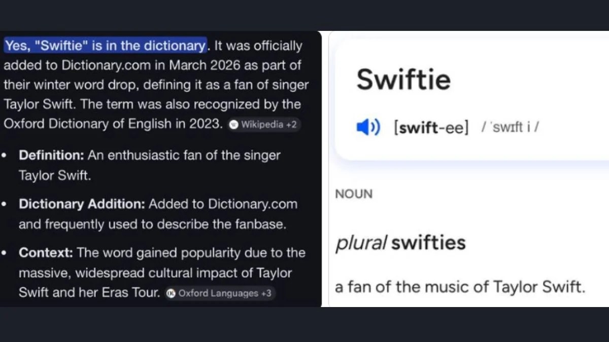 Dictionary.com Adds Taylor Swift–Inspired Word “Swiftie” in 2026 Winter Update — What It Means for Pop Culture, Language & Fans Worldwide