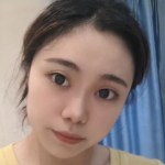 Close-up portrait of missing 24-year-old Chinese livestreamer Wang Ran looking at the camera indoors.