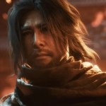 Close-up of Soul, a long-haired warrior looking intently into the camera in Phantom Blade Zero