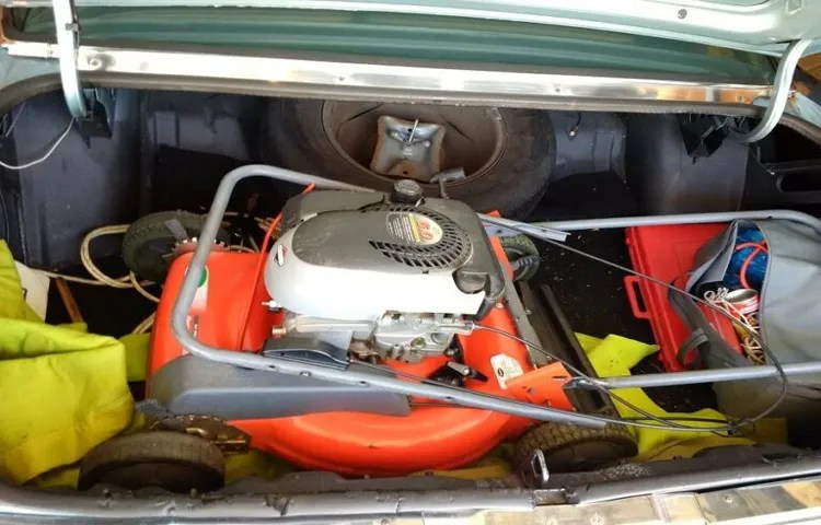 how to clean out a lawn mower gas tank