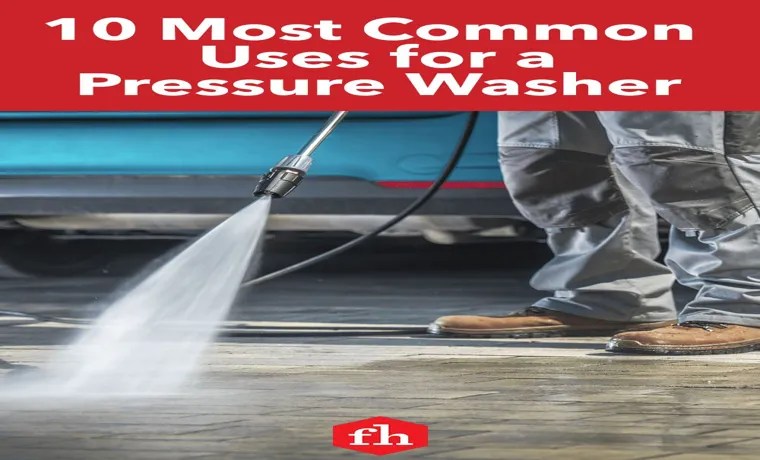 what tip to use on pressure washer