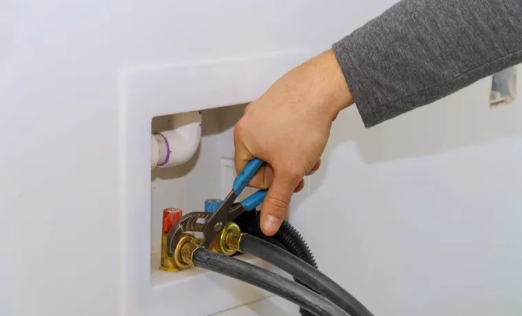 can i use a garden hose for my washing machine