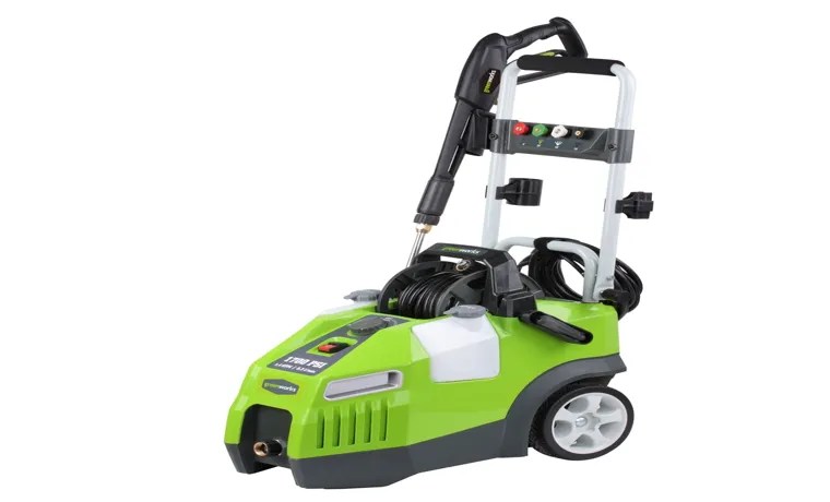 how to work greenworks pressure washer