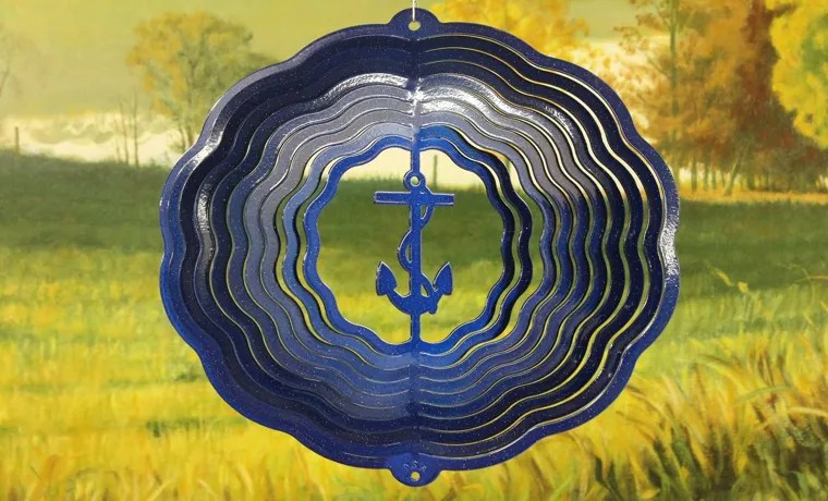 how to anchor a wind spinner