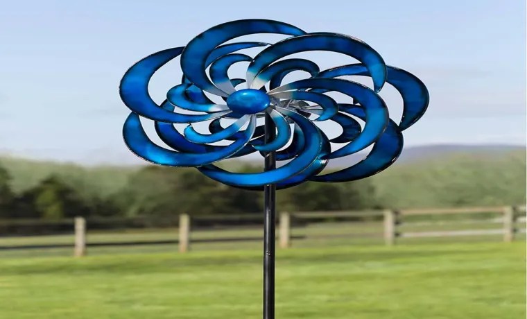 how to make a metal wind spinner spin