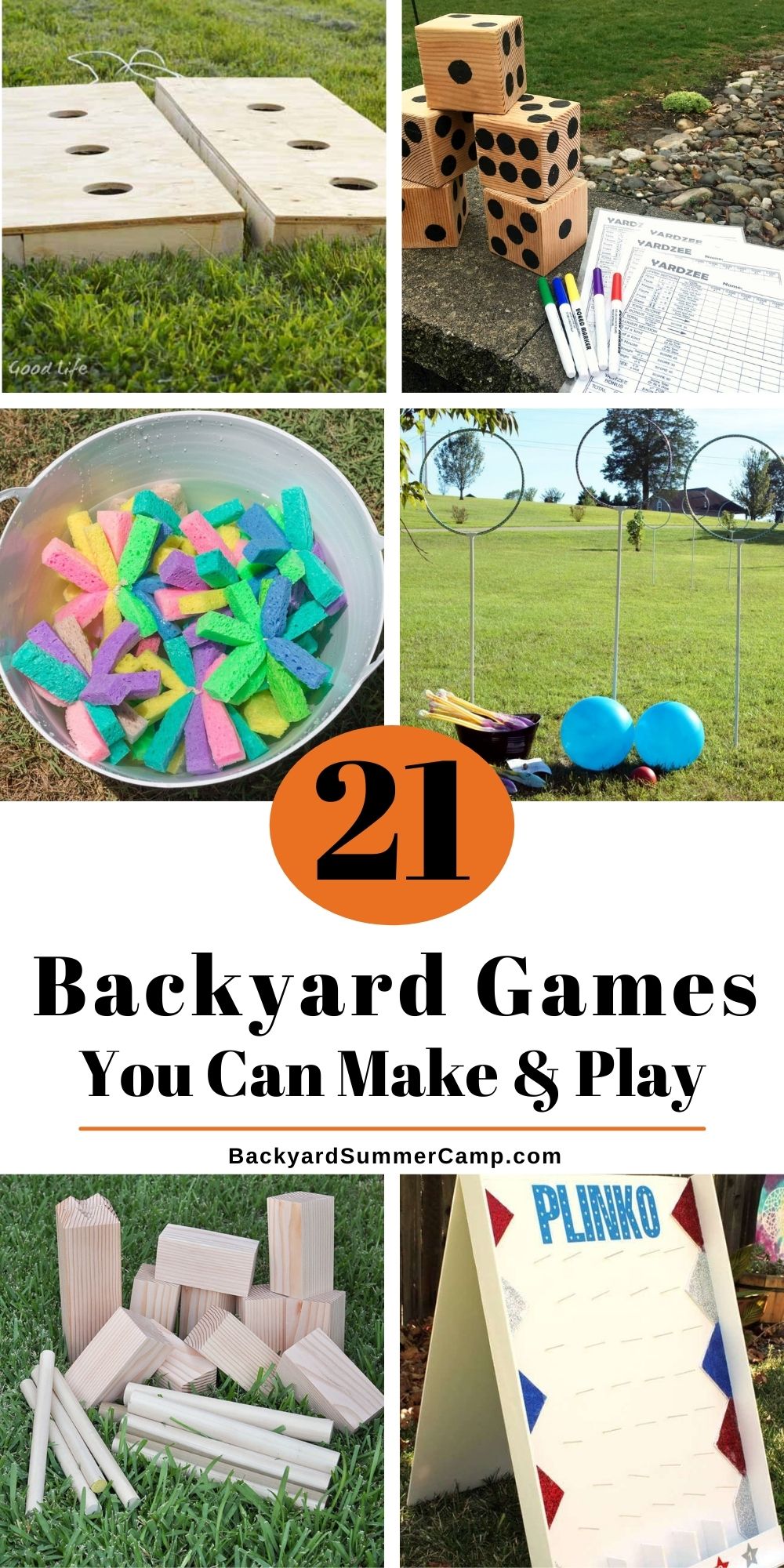 21 backyard games you can make and play- backyard summer camp
