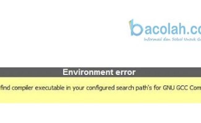 Code Blocks Environment Error - Movementnanax