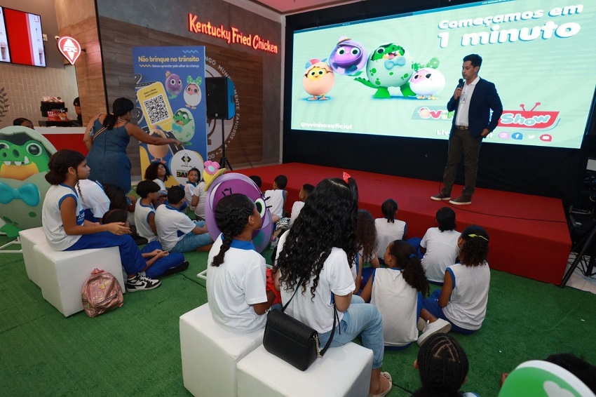 ‘Ovinhos no Trânsito’: Lauro de Freitas recebe ação educativa no mês das crianças