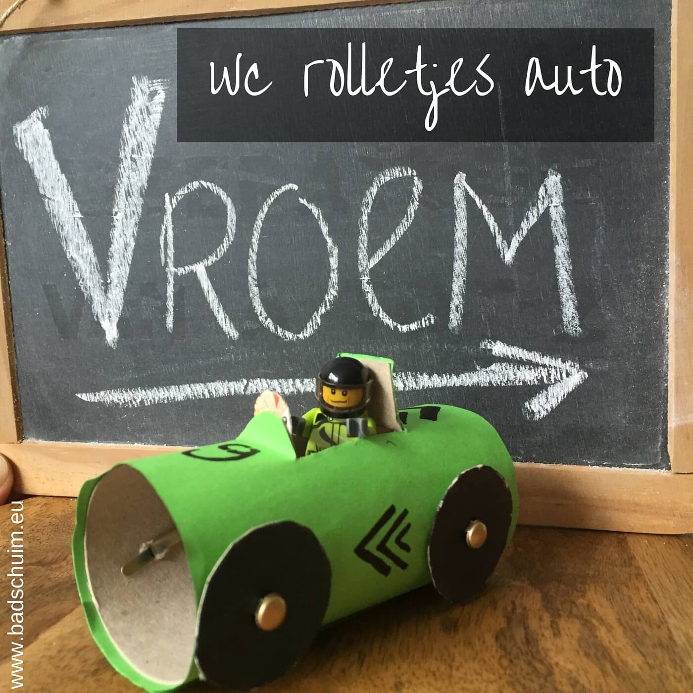 Wc rolletjes auto I gemaakt door het creatief lifestyle blog Badschuim