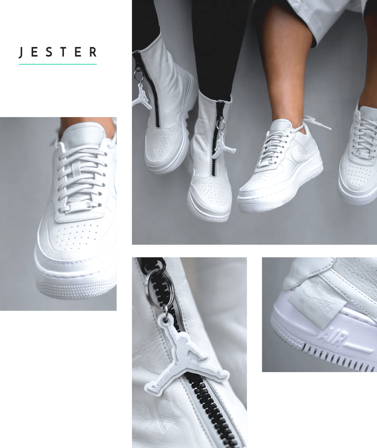 air force jester on feet