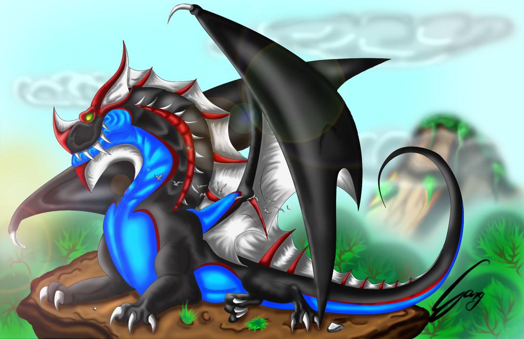 lazy dragon by avpke
