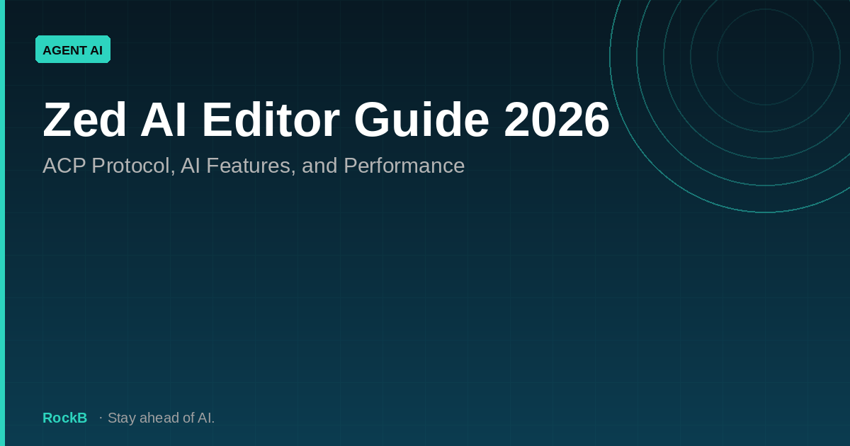 Zed AI Editor Guide 2026 ACP Protocol AI Features And Performance Zed Ai Guide 2026 