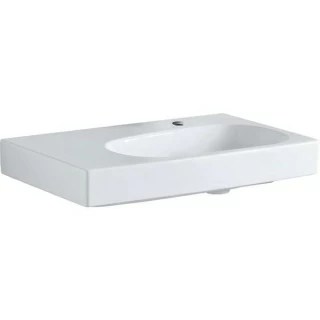 Lavoar Geberit Citterio baterie dreapta si blat stanga 75x50xH16 cm