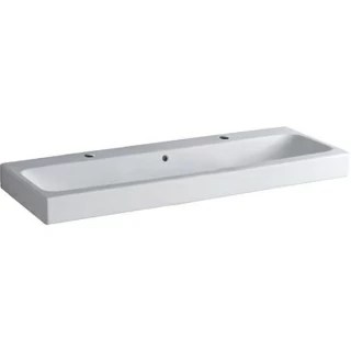 Lavoar Geberit Icon 2 orificii baterie 120x49xH16 cm