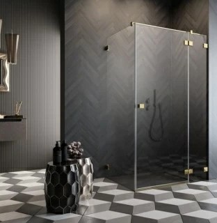 Cabina dus Radaway Essenza Pro Gold KDJ 100x70xH200 cm