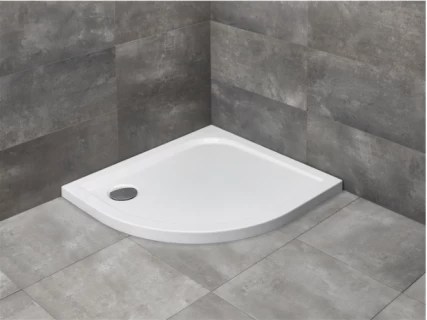 Cadita dus asimetrica Radaway Delos E 90x80xH4.5cm