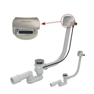 Sifon cada cu umplere prin preaplin Ravak Chrome